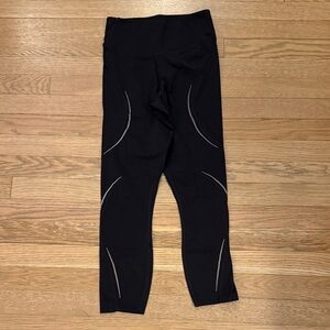 lululemon athletica Black Ankle-Length Reflective Crop Leggings - 25 inch